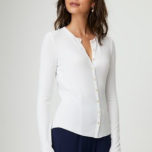Wilfred Long Sleeve Black Button-up